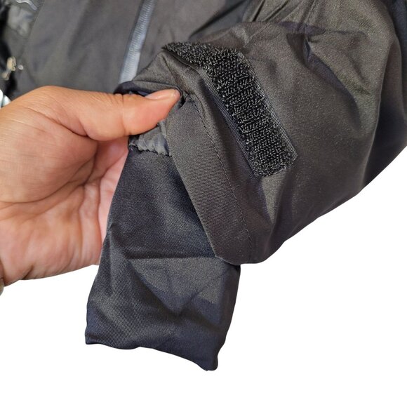 Women's Waterproof, Sky Jacket Windproof Hooded Raincoat For Winter Black X-Larg - Picture 7 of 15